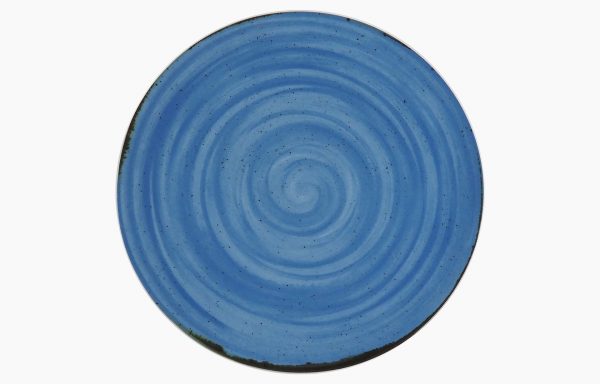 PRATO COUPE Ø28CM RUSTICO DARK BLUE
